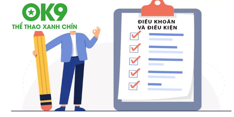 Các quy định về điều khoản và điều kiện khi gia nhập hội viên tại OK9