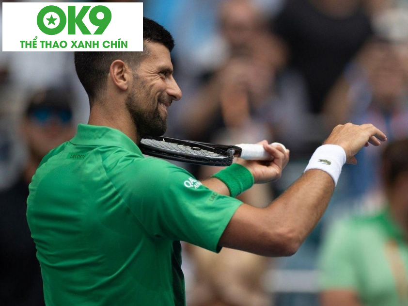 Novak Djokovic không gặp bất cứ khó khăn nào trước Grigor Dimitrov (Ảnh: Getty)