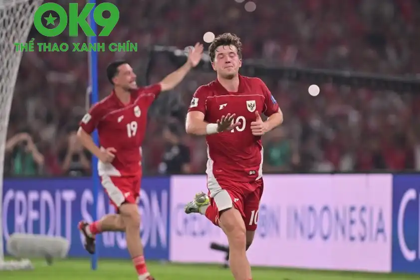 Ole Romeny liên tiếp ghi bàn cho Indonesia (Ảnh: AFC)