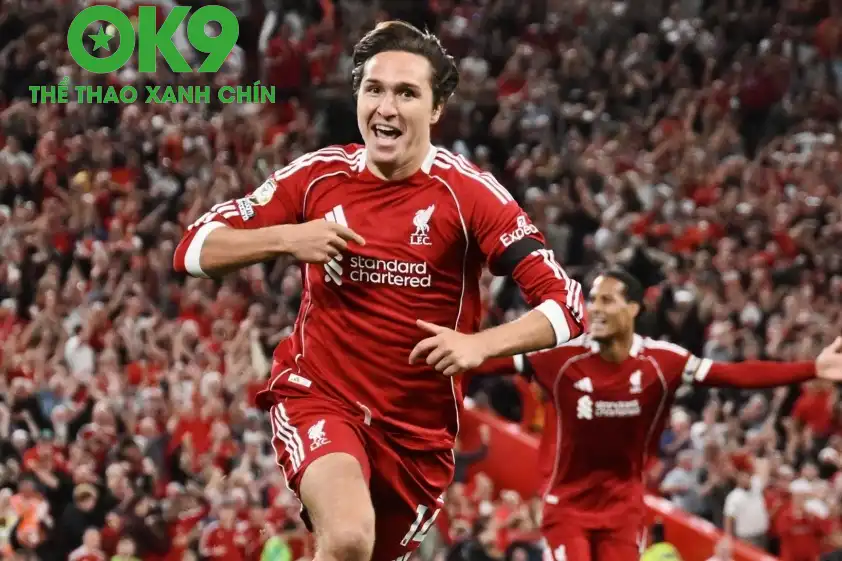 Chiesa tỏa sáng rực rỡ mang về chiến thắng cho Liverpool (Ảnh: CLB) Chiesa tỏa sáng rực rỡ mang về chiến thắng cho Liverpool (Ảnh: CLB)