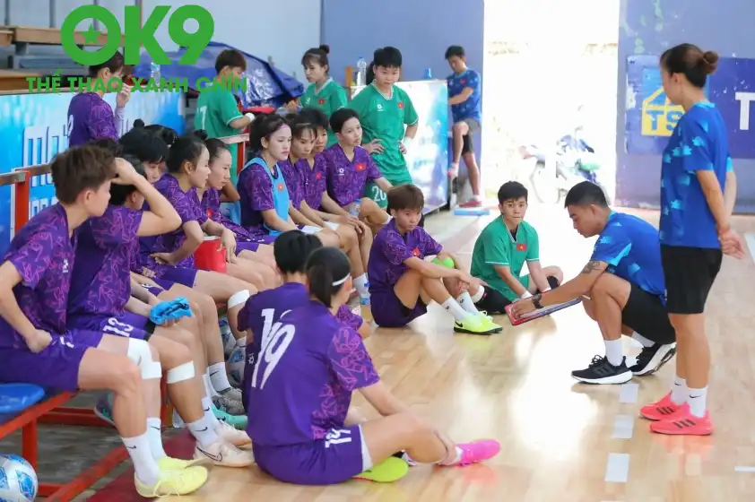 Tuyển futsal nữ Việt Nam quyết tâm cao độ trước thềm SEA Games 33